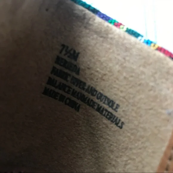 Rampage Nerieda Tribal Aztec point heel pumps 7.5M - Picture 5 of 5